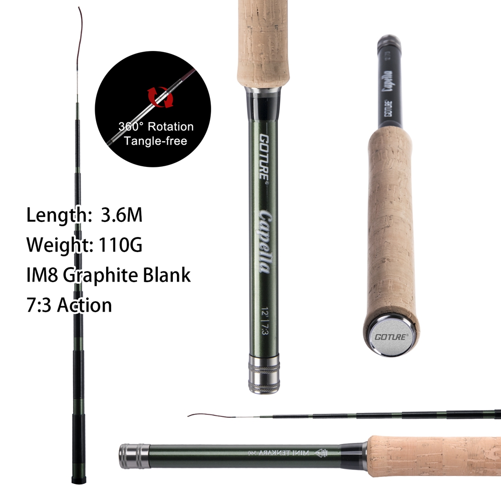 Goture Tenkara Fly Fishing Rod - Fly Line ulasan dan harga