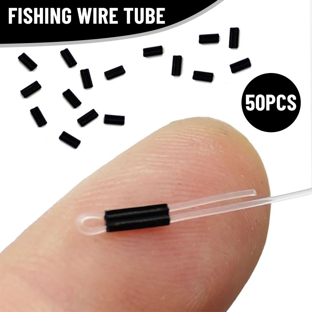50pcs Portable Carbon tube 0.6 - Monofilament Line ulasan dan harga