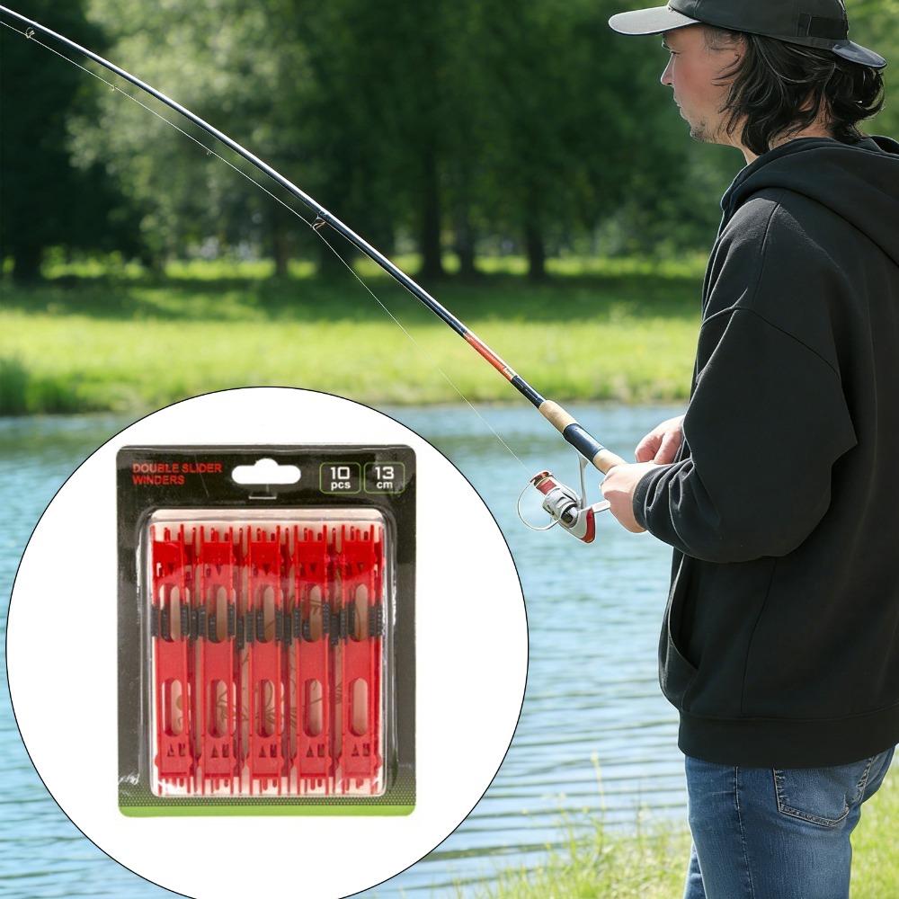 10PCS Durable Plastic Material - Fishing Line Winder ulasan dan harga