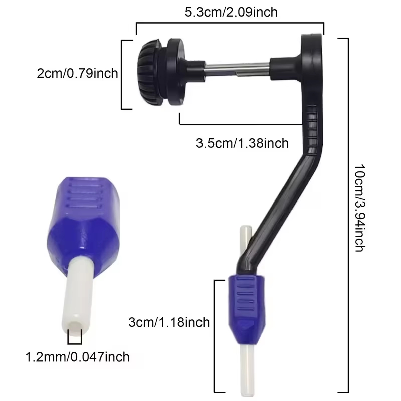 2PCS Fly Tying Bobbin Holder C - Fishing Line Winder ulasan dan harga